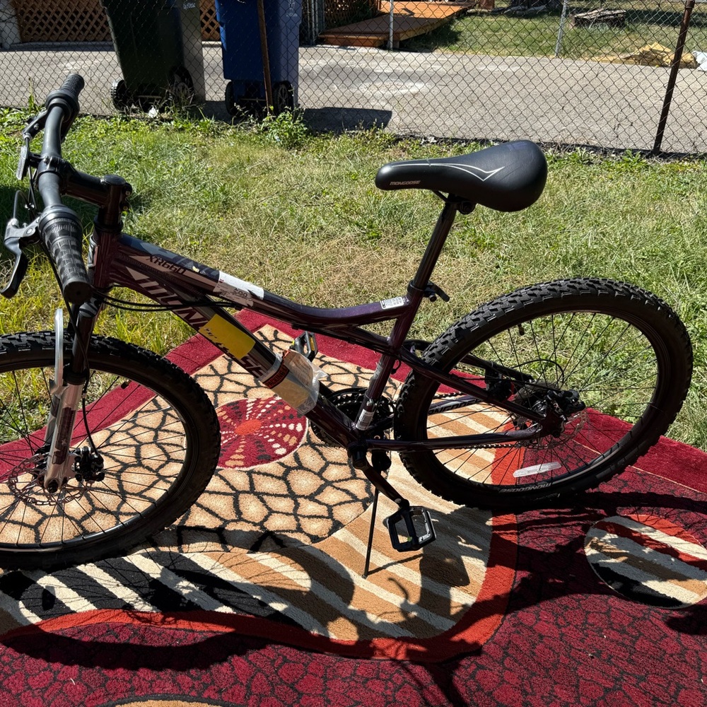 Next Mountain Bike in Burgundy Red - All-Terrain Performance Bicycle